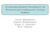 Accelerating Simulated Annealing for the Permanent and Combinatorial Counting Problems