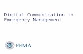 Digital Communication in  Emergency Management