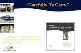 “Carefully To Carry”