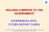 HOLDING A MIRROR TO THE GOVERNMENT!