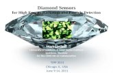 Diamond Sensors for High Energy Radiation and Particle Detection