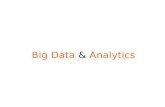Big Data  &  Analytics