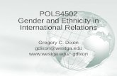 POLS4502 Gender and Ethnicity in International  Relations