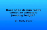 Does shoe design really affect an athlete's jumping height?