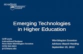 Emerging Technologies in Higher Education