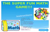 The super fun math game!!!