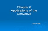 Chapter 6 Applications of the Derivative