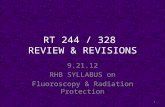 RT 244 / 328  REVIEW & REVISIONS