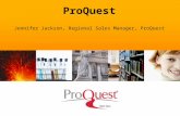 ProQuest Jennifer Jackson, Regional Sales Manager, ProQuest