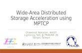 Wide-Area Distributed Storage Acceleration using  MPTCP