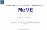 MODELING OF VOCATIONAL EXCELLENCE   MoVE