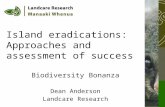 Island eradications: Approaches and assessment of success