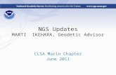 NGS Updates MARTI  IKEHARA, Geodetic Advisor