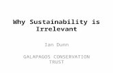 Why Sustainability is Irrelevant