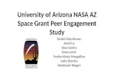 University of Arizona NASA AZ Space Grant Peer Engagement Study