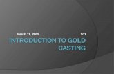 Introduction to Gold Casting