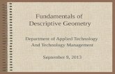 Fundamentals of  Descriptive Geometry