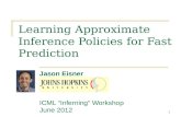 Learning Approximate Inference Policies for Fast Prediction