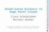 Graph-based Guidance in Huge Point Clouds