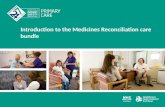 Introduction to the Medicines Reconciliation care bundle