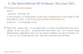 6. The Most Difficult NP Problems: The Class NPC