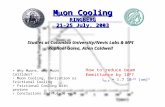 M m on Cooling RINGBERG 21-25 July, 2003
