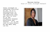 Maureen Bailey Head of Inner Strength  Network