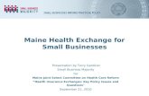 Maine Health Exchange for Small Businesses