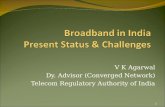 Broadband  in  India Present Status & Challenges