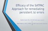 Efficacy of the SATPAC Approach for remediating persistent /s/ errors