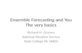 Ensemble Forecasting and You The very basics