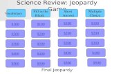 Science Review: Jeopardy Game