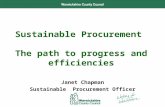 Sustainable Procurement The path to progress and efficiencies