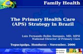 Family Health The Primary Health Care (APS) Strategy in Brazil