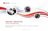 Server Security Press Presentation