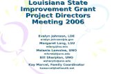 Louisiana State Improvement Grant Project Directors Meeting 2006