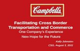 Facilitating Cross Border  Transportation and Commerce