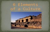 6 Elements of a Culture