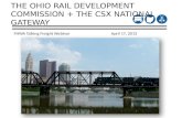 THE OHIO RAIL DEVELOPMENT COMMISSION + THE CSX NATIONAL GATEWAY