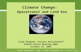 Climate Change:  Operational and Land Use Strategies Cindy Burbank, Parsons Brinckerhoff