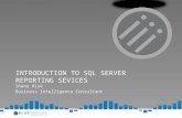 INTRODUCTION TO SQL SERVER REPORTING SEVICES