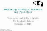 Mentoring Graduate Students and Post-Docs