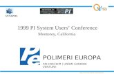 1999 PI System Users’ Conference Monterey, California