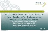 All  the answers? Statistics New Zealand’s Integrated Data Infrastructure