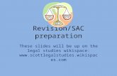 Revision/SAC preparation