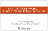 CATALAN ICONS PROJECT  A Tool to Spread Culture in Tourism