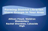 Forming District Librarian Share Groups in Your Area