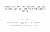 Report of the President’s Special Commission to Improve Graduation Rates