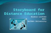 Storyboard for  Distance  Education