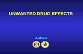 UNWANTED DRUG EFFECTS